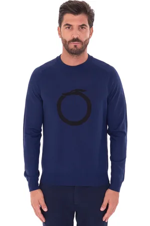 Trussardi Maglia trussardi girocollo con logo, colore