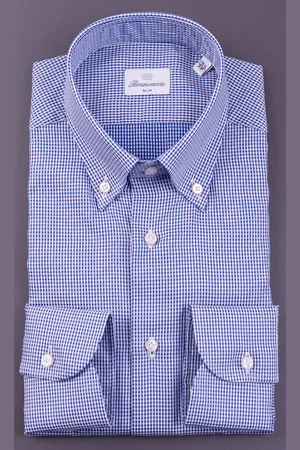 Brancaccio Camicia a quadretti button down, colore