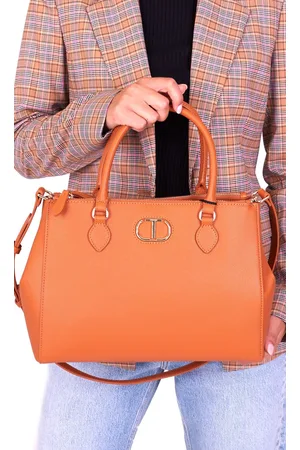 Twin-Set Borsa tote con logo ovale, colore