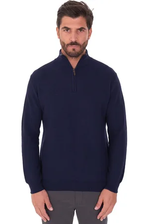 FILIPPO RIBERTI Maglia lupo zip operata, colore