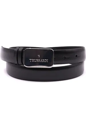 Trussardi Cintura trussardi sottile con placca, colore