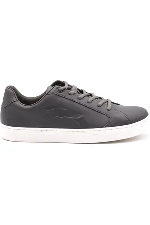 Trussardi Sneakers trussardi eris in pelle grigia, colore
