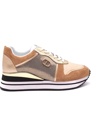 Twin-Set Sneakers con logo e lurex, colore