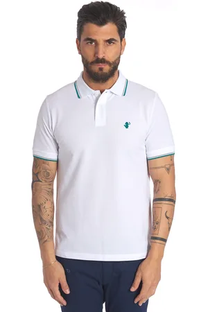 save the duck Polo con profili a contrasto richard, colore