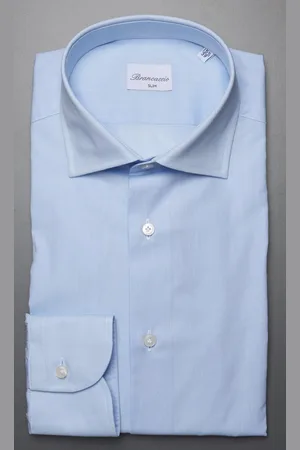 Brancaccio Camicia collo giò tinta unita , colore
