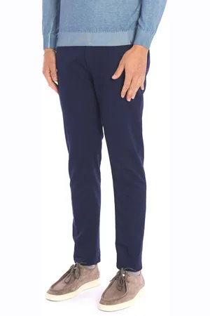 TELERIA ZED Pantalone in lino e cotone robin silm f17 sqe, colore