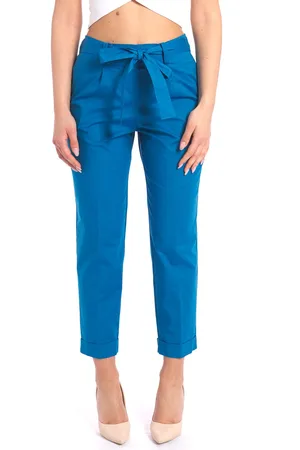 Maria Bellentani Pantalone carrot con fusciacca, colore