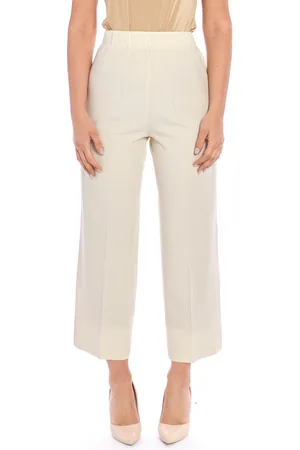 Maria Bellentani Pantalone largo in misto lino, colore