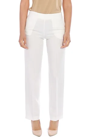 Maria Bellentani Pantalone sigaretta in lino, colore