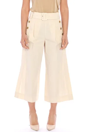Twin-Set Pantalone cropped con cinturone , colore