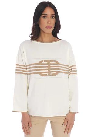 Twin-Set Maglia rigata con lurex, colore