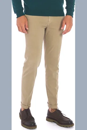 RE-HASH Pantalone chino re hash mucha operato in tencel, colore