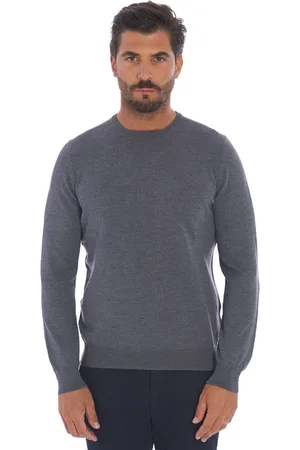 Gran Sasso Maglia girocollo in lana merino extrafine, colore