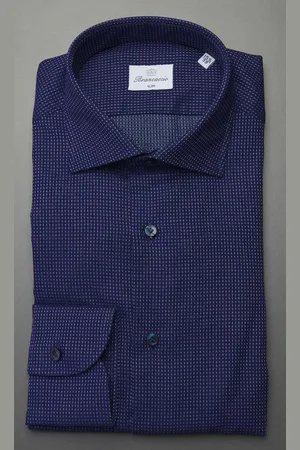 Brancaccio Camicia micro fantasia collo giò , colore
