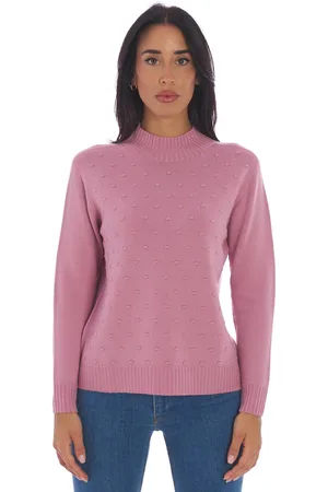 Maria Bellentani Maglia lupetto punto nocciole, colore
