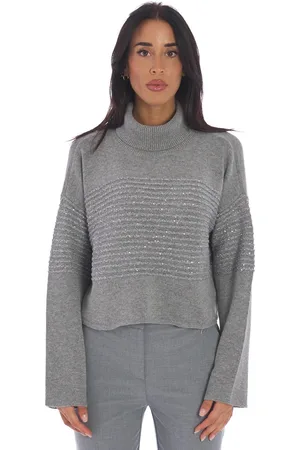 Twin-Set Maglia dolcevita con applicazione paillettes, colore