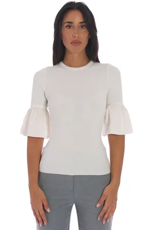 Twin-Set Maglia a coste con volant, colore