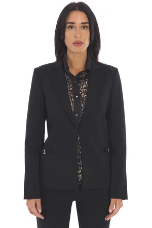 Twin-Set Giacca in punto milano nera, colore