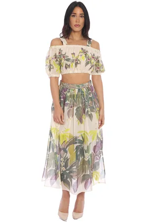 Twin-Set Completo top e gonna a fantasia, colore
