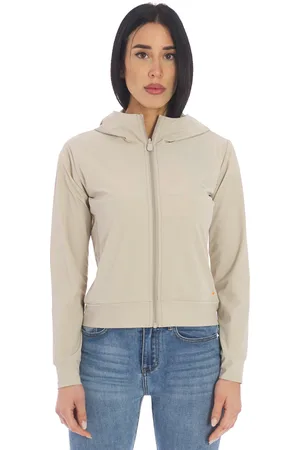 save the duck Giubbotto donna in tessuto tecnico pear, colore