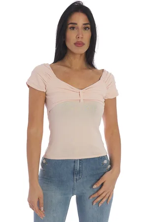 Twin-Set Maglia manica corta con arricci, colore