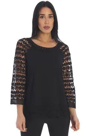 Twin-Set Maglia con maniche in pizzo, colore