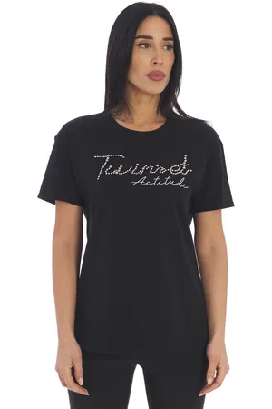 Twin-Set T-shirt con logo e pietre, colore