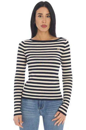 Twin-Set Maglia rigata con logo, colore