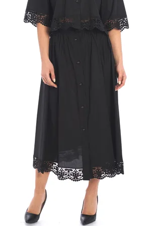 Twin-Set Gonna con bordo in pizzo, colore