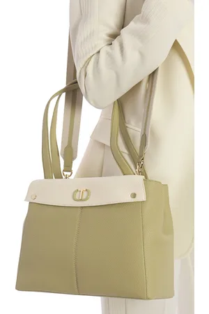 Twin-Set Borsa tote bicolore con logo, colore