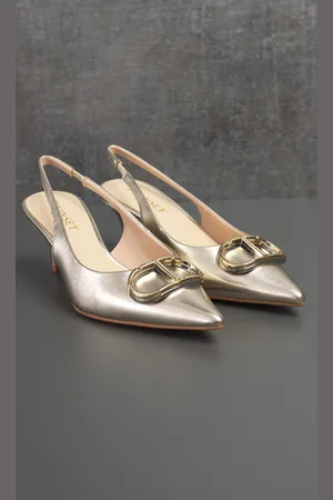 Twin-Set Décolleté sling back con logo, colore