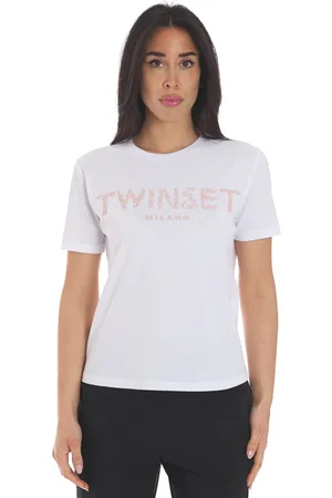 Twin-Set T-shirt con logo ricamato, colore