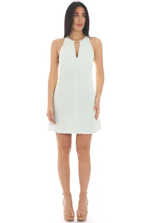 Twin-Set Abito corto scollo a punta, colore