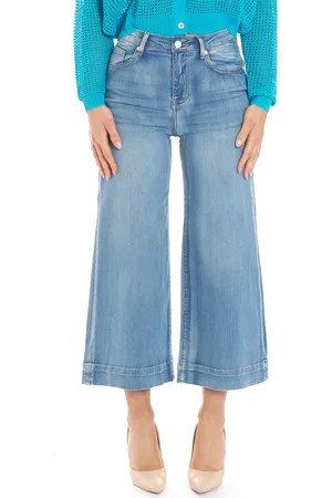 White Wise Jeans palazzo alla caviglia - martina, colore