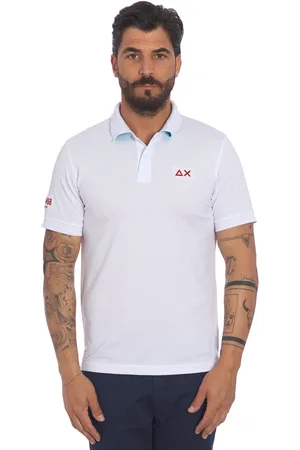 sun68 Polo con logo a contrasto, colore