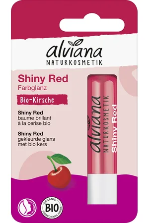alviana Naturkosmetik Balsamo Labbra Shiny Red - 4,50 g