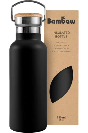 Bambaw Thermos in Acciaio Inossidabile, 750 ml - Jet Black