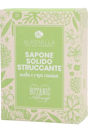 Alkemilla Eco Bio Cosmetic Sapone Struccante al Profumo di Mela e Rosa Canina - 100 g