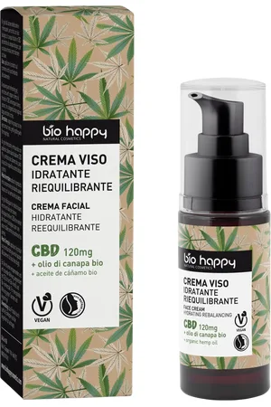 Bio Happy Crema Viso alla Canapa - 30 ml