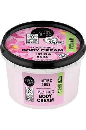 organic shop Soothing Body Cream Lotus & 5 Oils - 250 ml