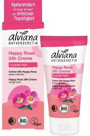 alviana Naturkosmetik Crema Giorno 24h alla Rosa Selvatica - 50 ml