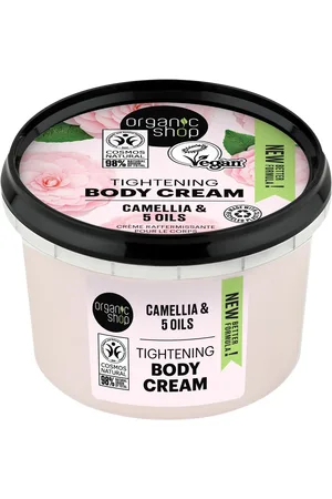 organic shop Tightening Body Cream Camelia & 5 Oils - 250 ml