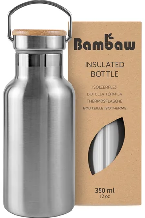 Bambaw Thermos in Acciaio Inossidabile, 350 ml - Natural Steel
