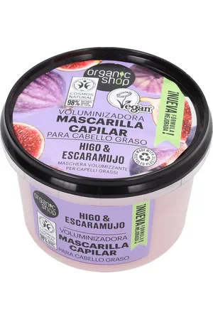 organic shop Volumizing Hair Mask Fig & Rosehip - 250 ml