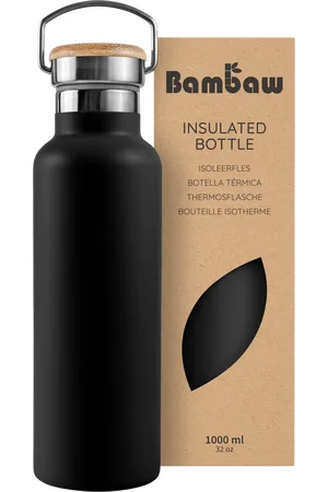 Bambaw Thermos in Acciaio Inossidabile, 1000 ml - Jet Black