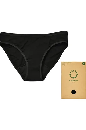 AllMatters Period Underwear Bikini Black - XXL