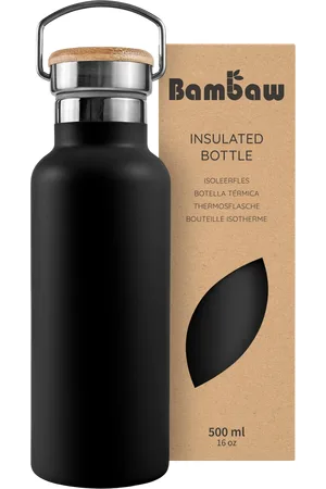 Bambaw Thermos in Acciaio Inossidabile, 500 ml - Jet Black