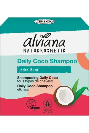 alviana Naturkosmetik Shampoo Solido Cocco Bio e Olio di Argan Bio - 60 g