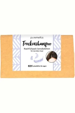 puremetics Shampoo Secco Sensibile Scuro - ricarica da 100 g