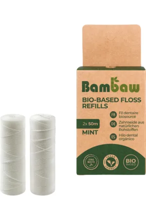 Bambaw Filo Interdentale Vegano - Refill 2x50m